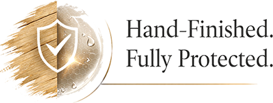 Handfinished and Fully Protected Logo