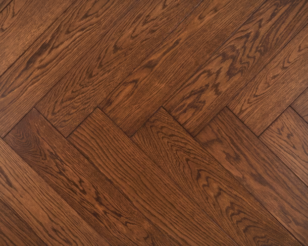 Amber Blaze Herringbone Engineered Floor 