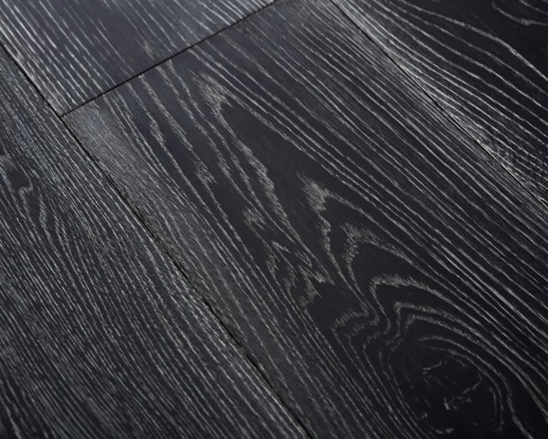 Black Washed Engineered Floor 