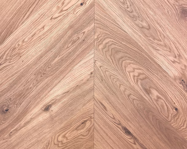 Character Natural Oiled Chevron Engineered Floor 