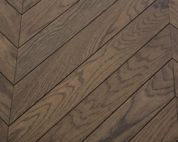 Charcoal Chevron Engineered Floor 
