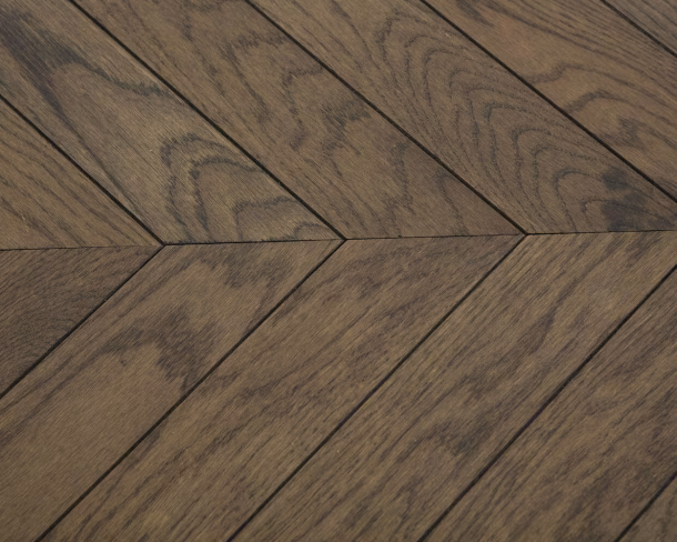 Charcoal Chevron Engineered Floor 