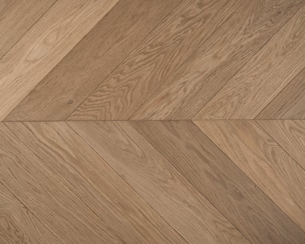 Double Smokey George Chevron Engineered Floor 