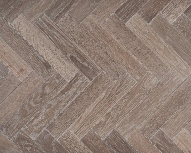 Dove Grey Herringbone Engineered Floor 