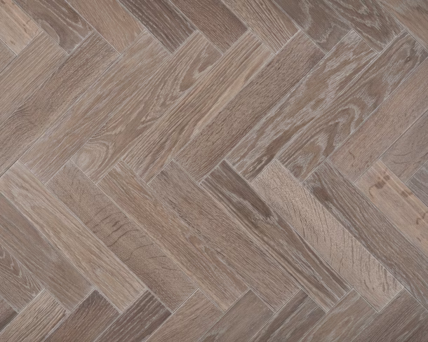 Dove Grey Herringbone Engineered Floor 