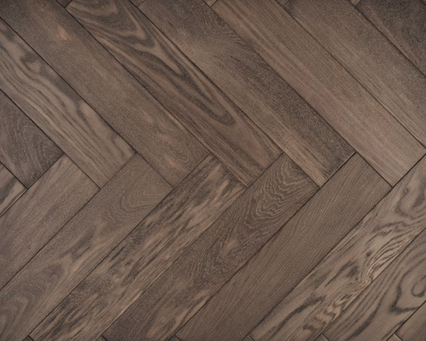 Elephant Light Grey Herringbone Engineered Floor 