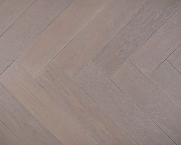 Light Grey Stone Herringbone Engineered Floor 
