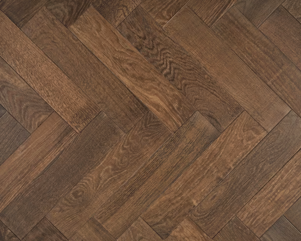 Truffle Oak Herringbone Bandsawn Engineered Floor 