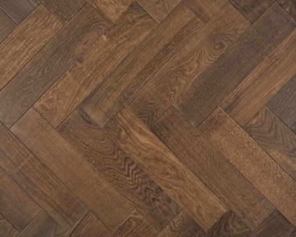 Truffle Oak Herringbone Bandsawn Engineered Floor 