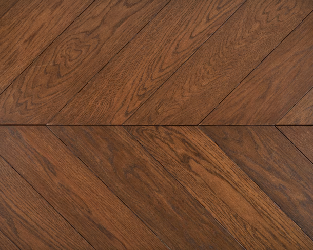 Dark Walnut Chevron Engineered Floor 
