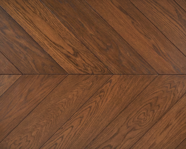 Dark Walnut Chevron Engineered Floor 