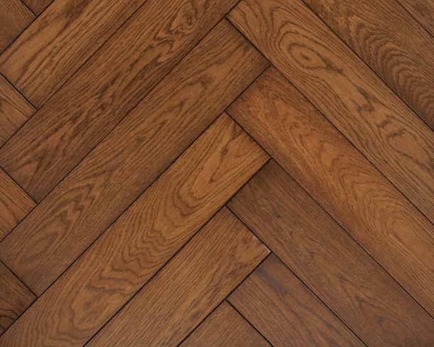 Dark Walnut Herringbone Engineered Floor 