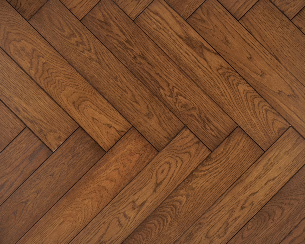 Dark Walnut Herringbone Engineered Floor 
