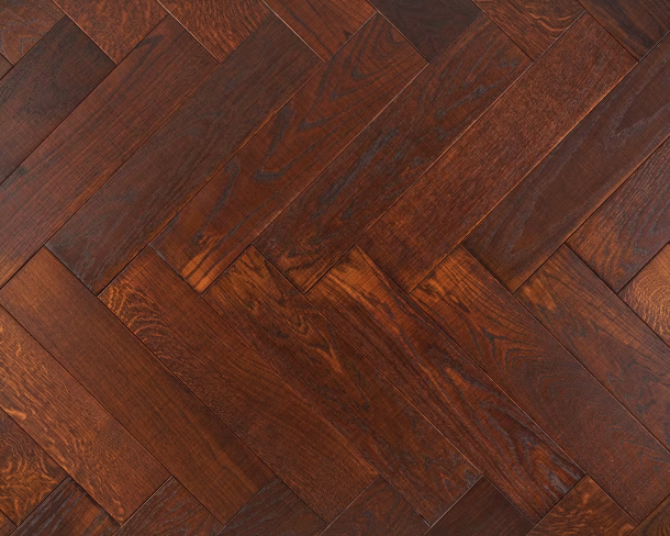 Cherry Smoke Herringbone Bandsawn Engineered Floor 