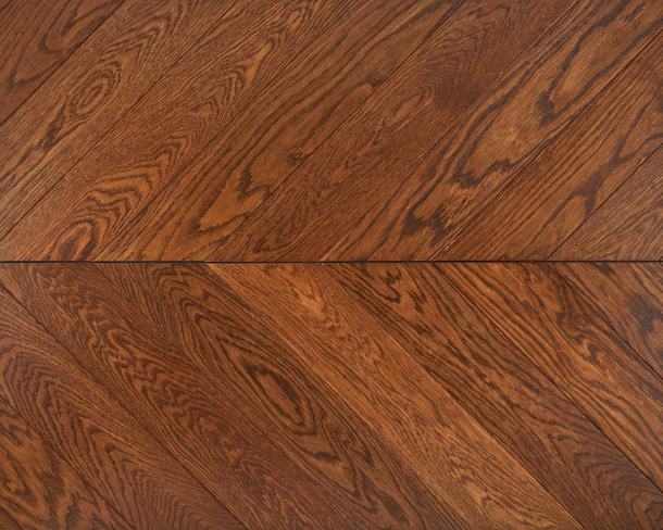 Cherry Smoke Chevron Engineered Floor 