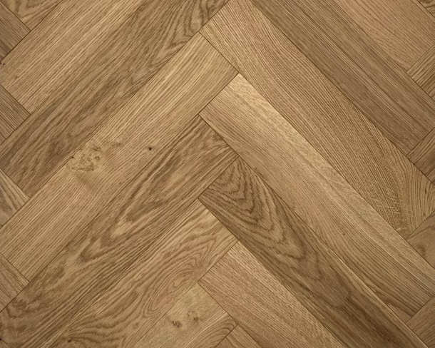 Natural Brushed Parquet Engineered Floor 