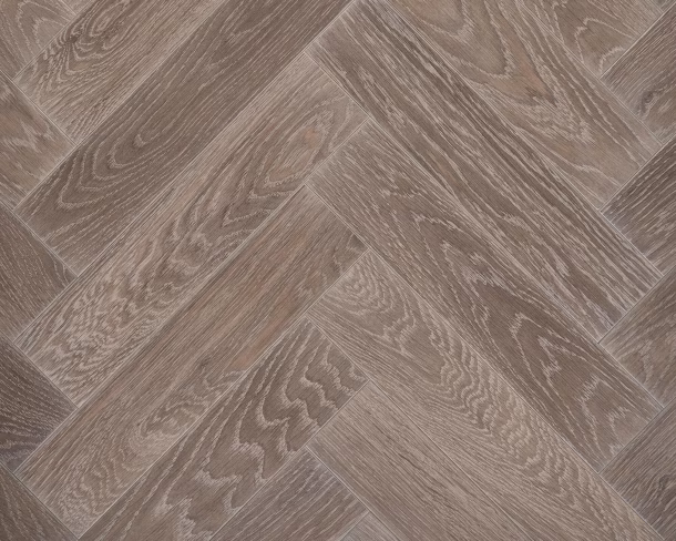 Smokey Grey Herringbone Engineered Floor 