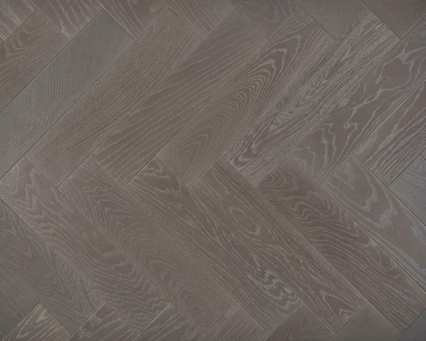 Steely Grey  Herringbone Engineered Floor 