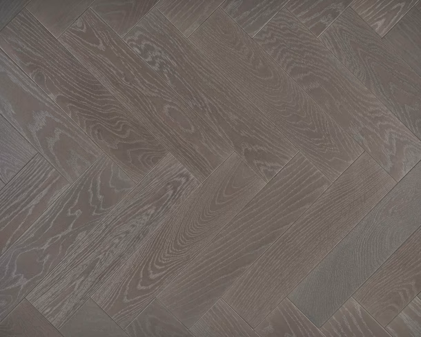 Steely Grey  Herringbone Engineered Floor 