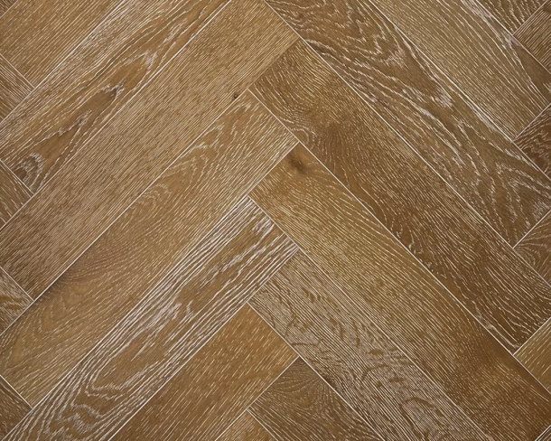 Golden Washed Parquet Engineered Floor 